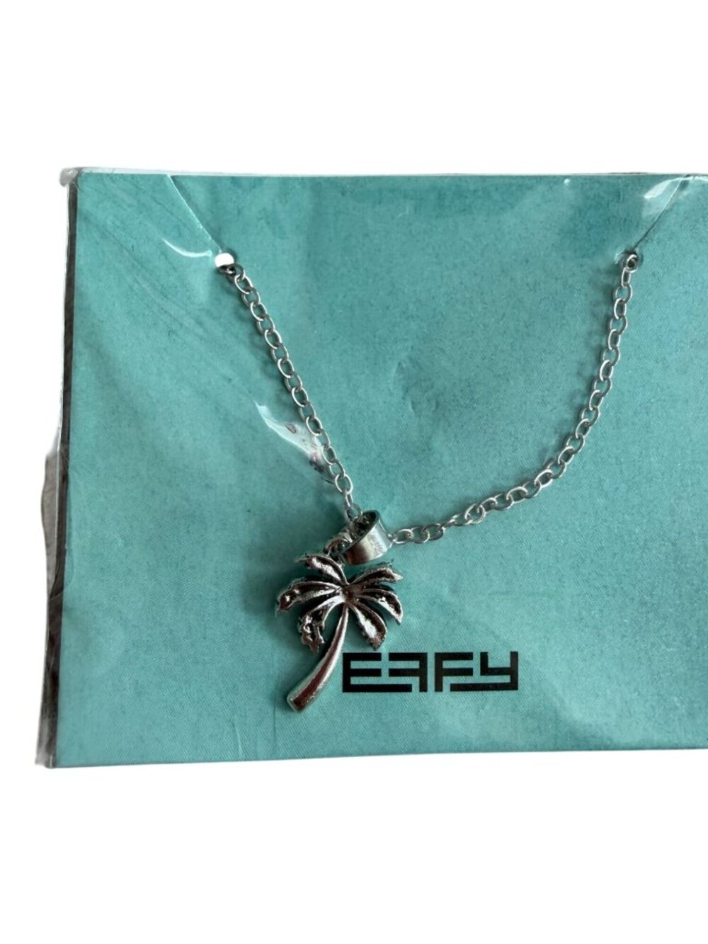 EFFY Silver Palm Tree Necklace NEW NWOT Jewelry
